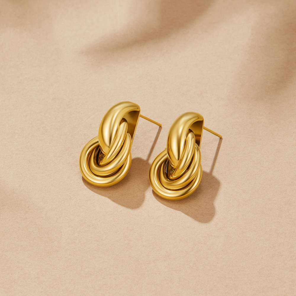 Sofia Twisted Hoop Earrings