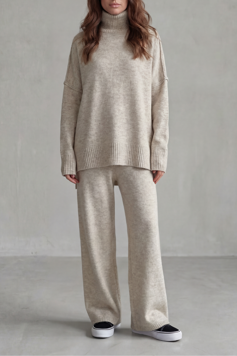 Relaxed Warmth Knit Lounge Set