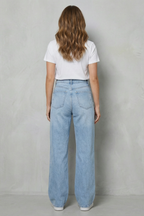 Vintage Flare Silhouette Ripped Jeans