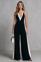 Valmora – Striking contrast design – Wide-leg jumpsuit