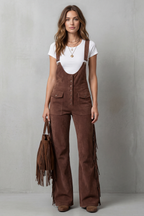 Valnera – Western fringe detail – Flared overalls