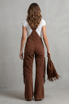 Valnera – Western fringe detail – Flared overalls