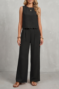 Open-back Bow Detail Two Piece Set