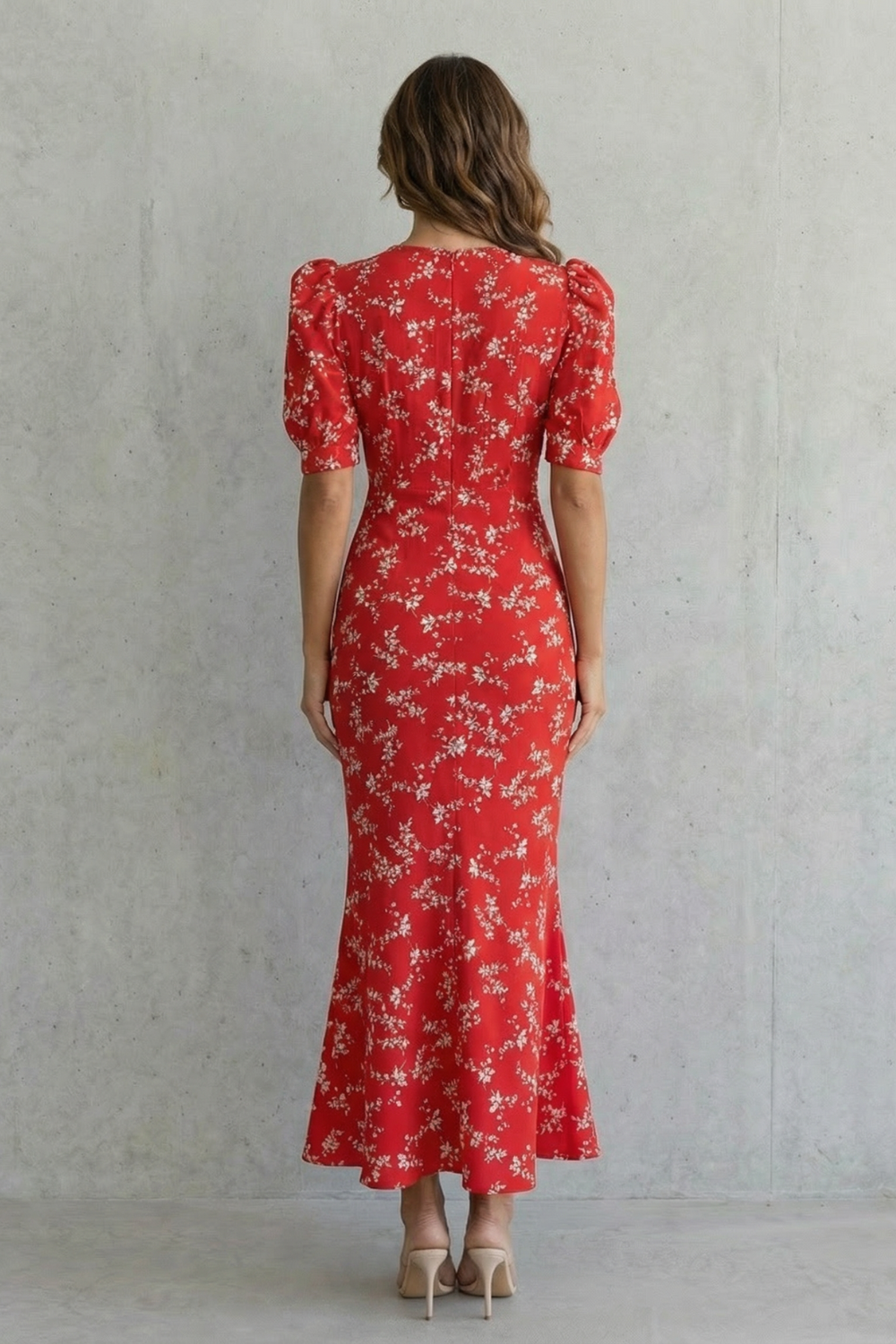Romantic Floral Elegance Maxi Dress