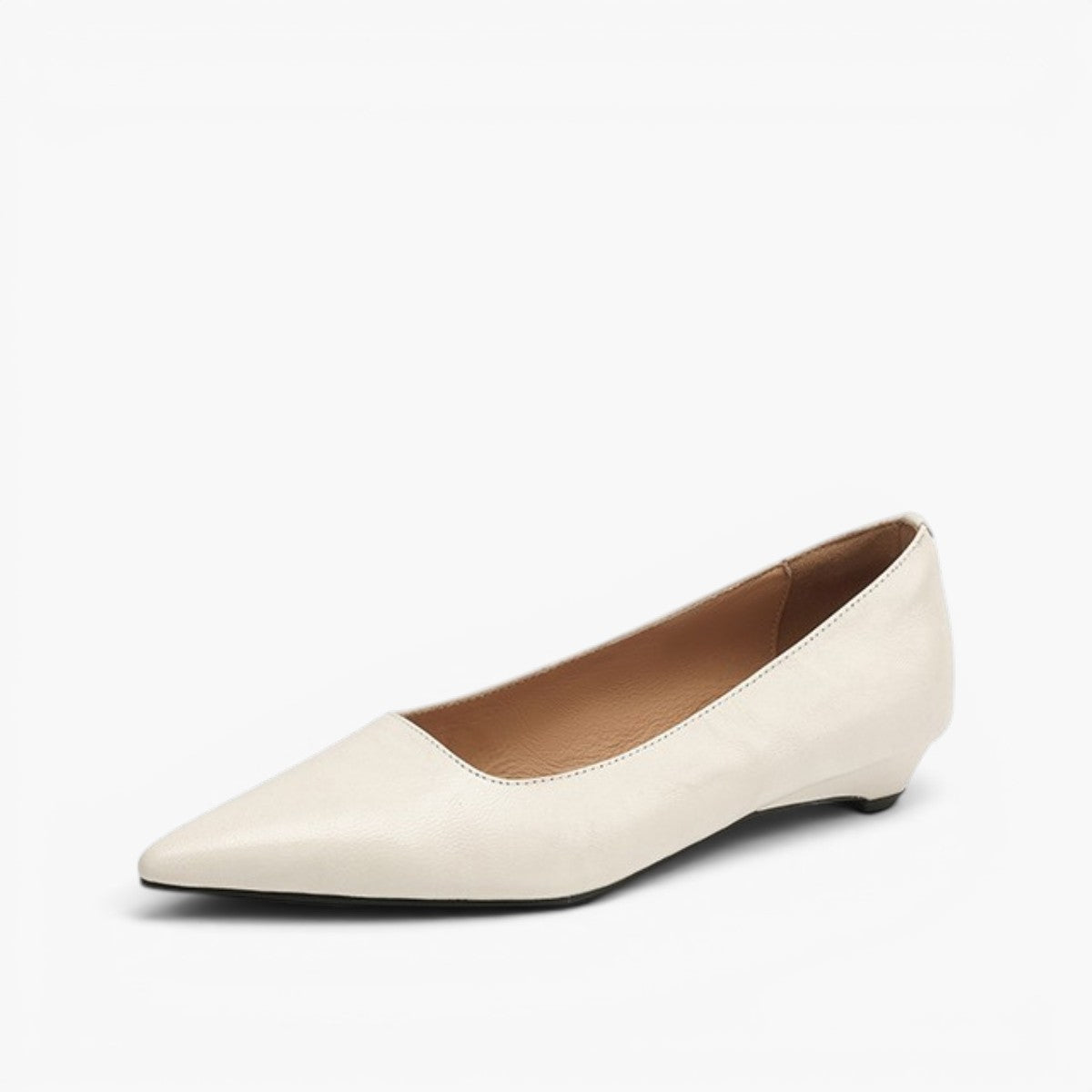 Veloria Lambskin Leather Flats
