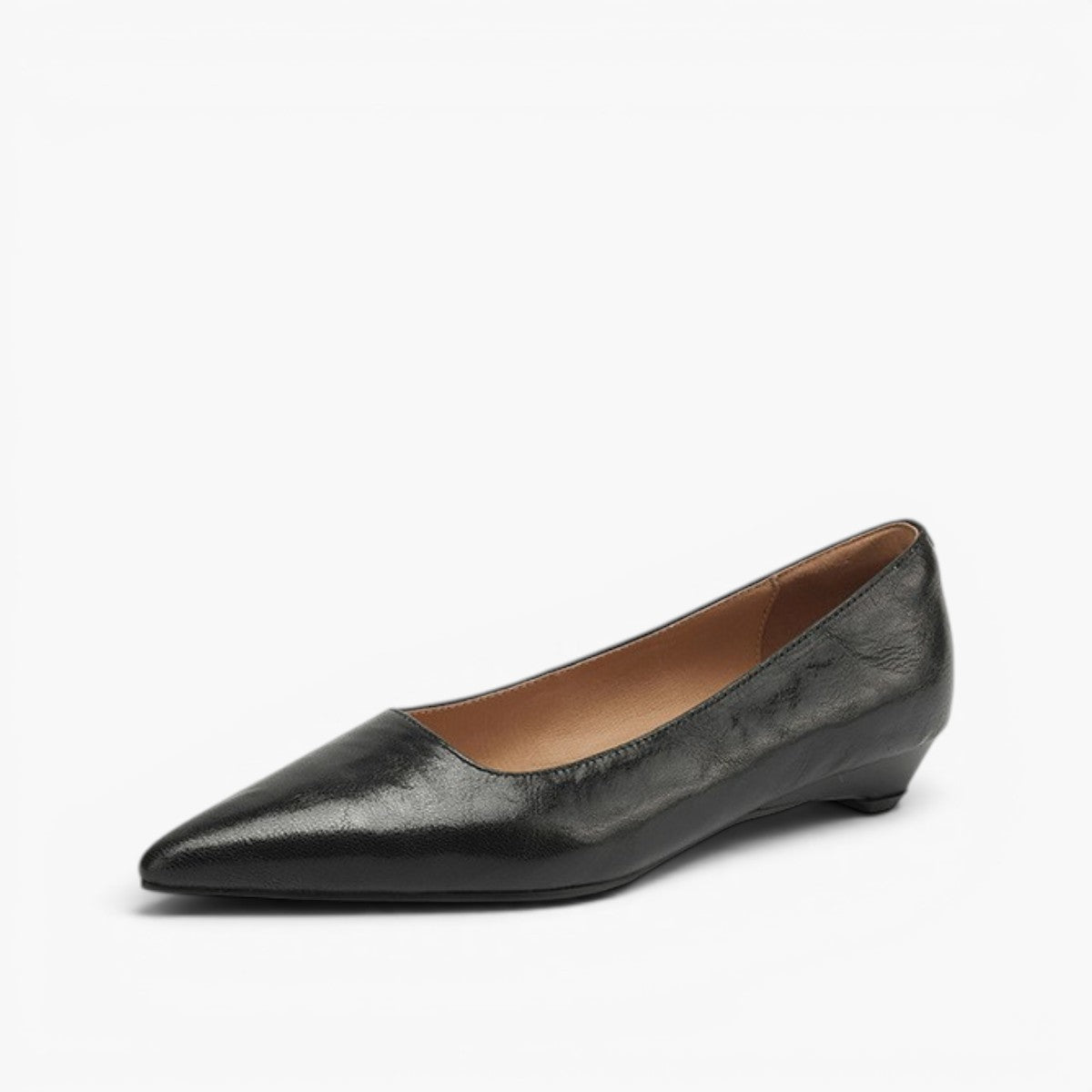 Veloria Lambskin Leather Flats