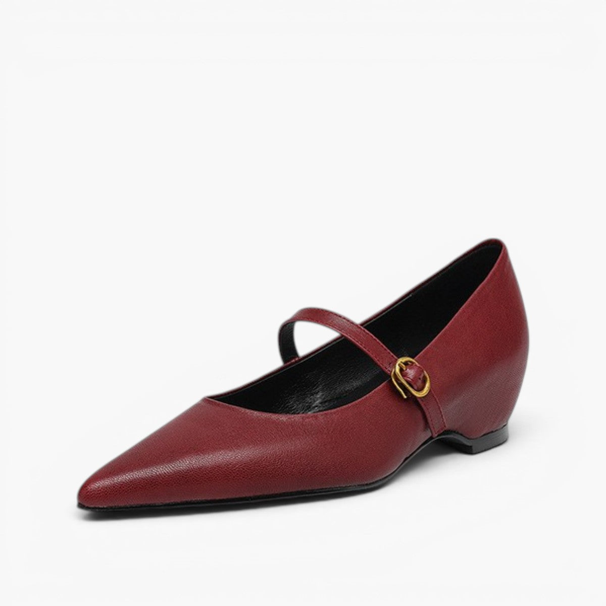 Veloria Lambskin Leather Mary Janes