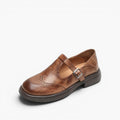 Veloria Leather Mary Janes