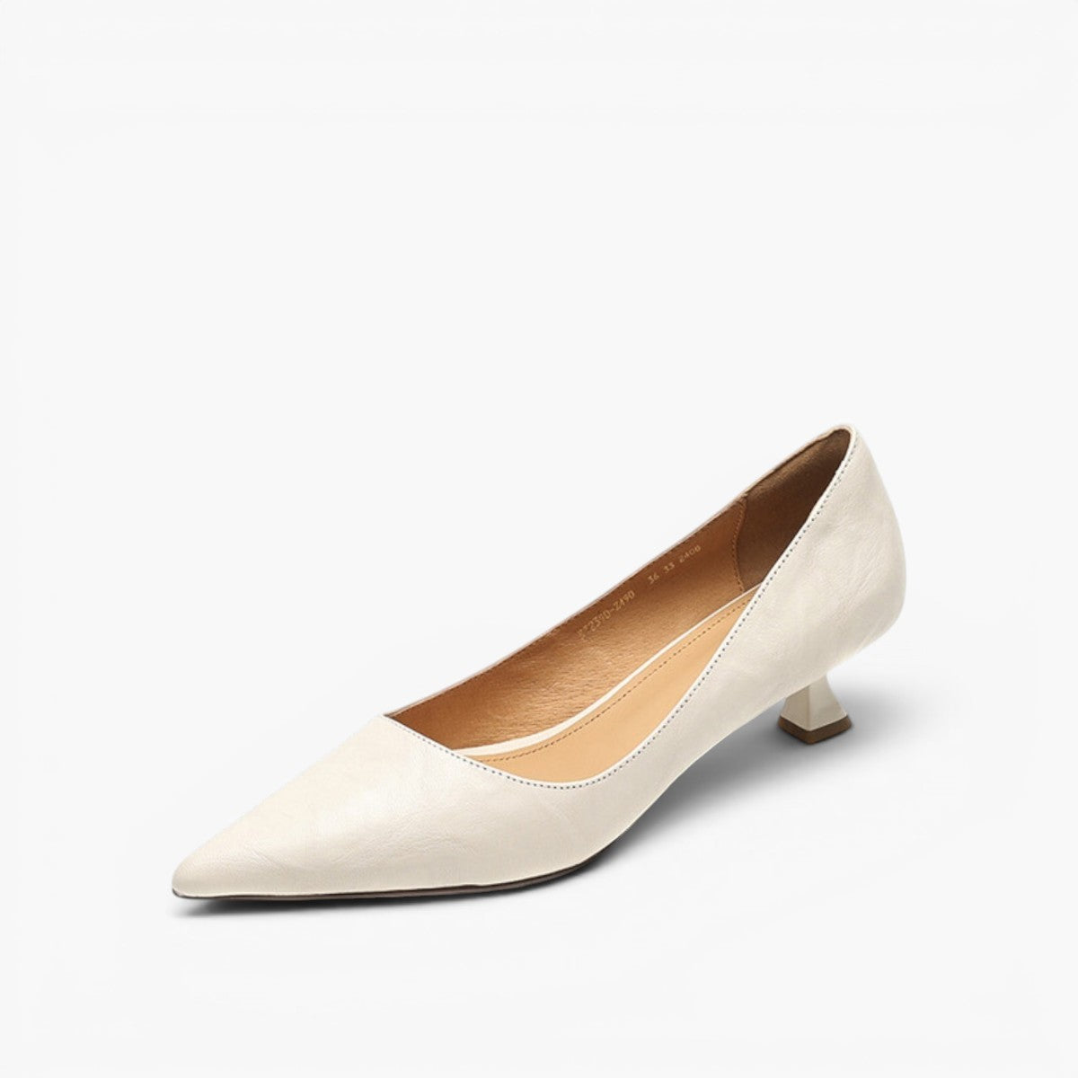 Verrine Leather Low Pumps