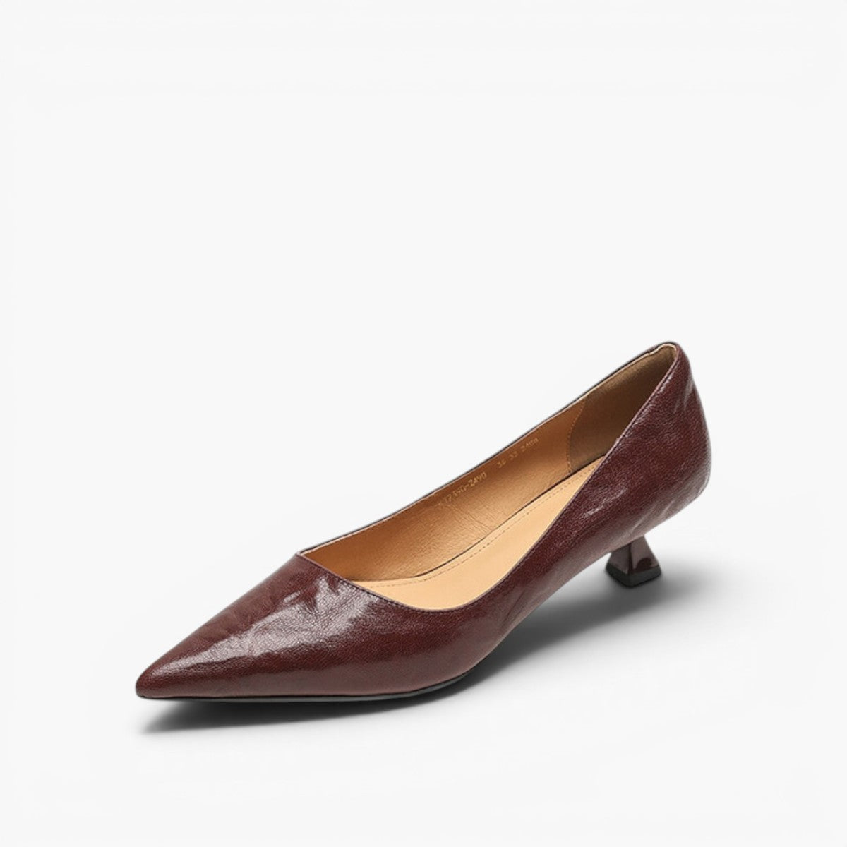 Verrine Leather Low Pumps