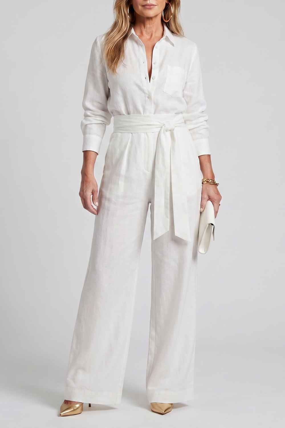 Effortless tailored elegance | Wide-leg jumpsuit