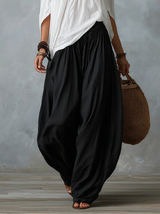 Renata™ | Off-Shoulder Top & Wide Lantern Pants Set