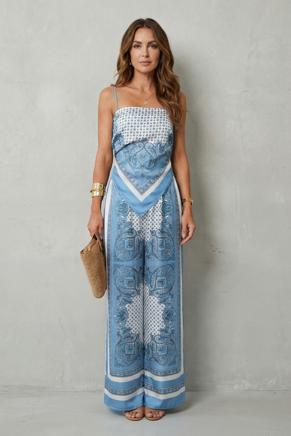 Zafloria – Ornate printed flow – Two piece set