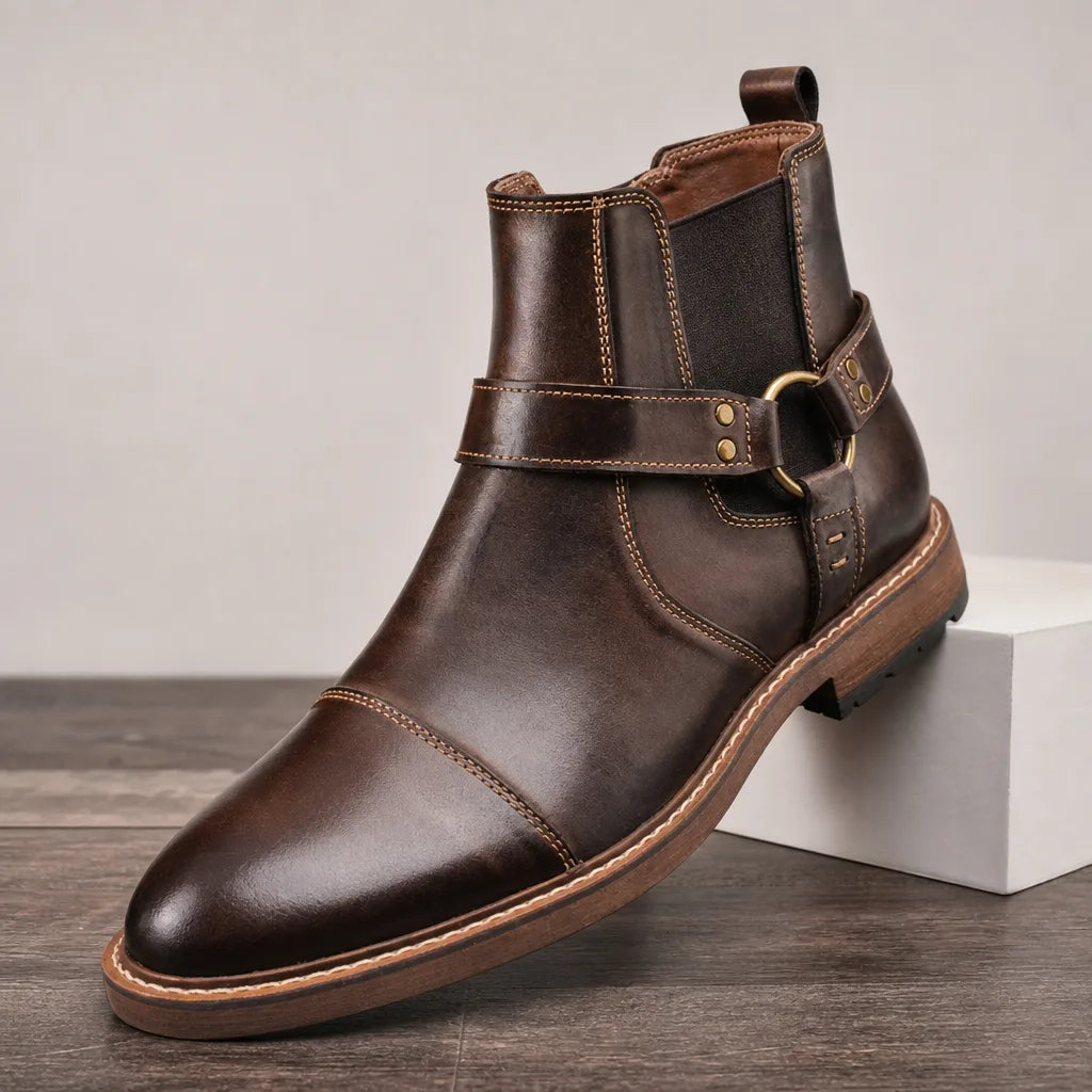 Alaric | men's Fall Low-Cut Brown Boots
