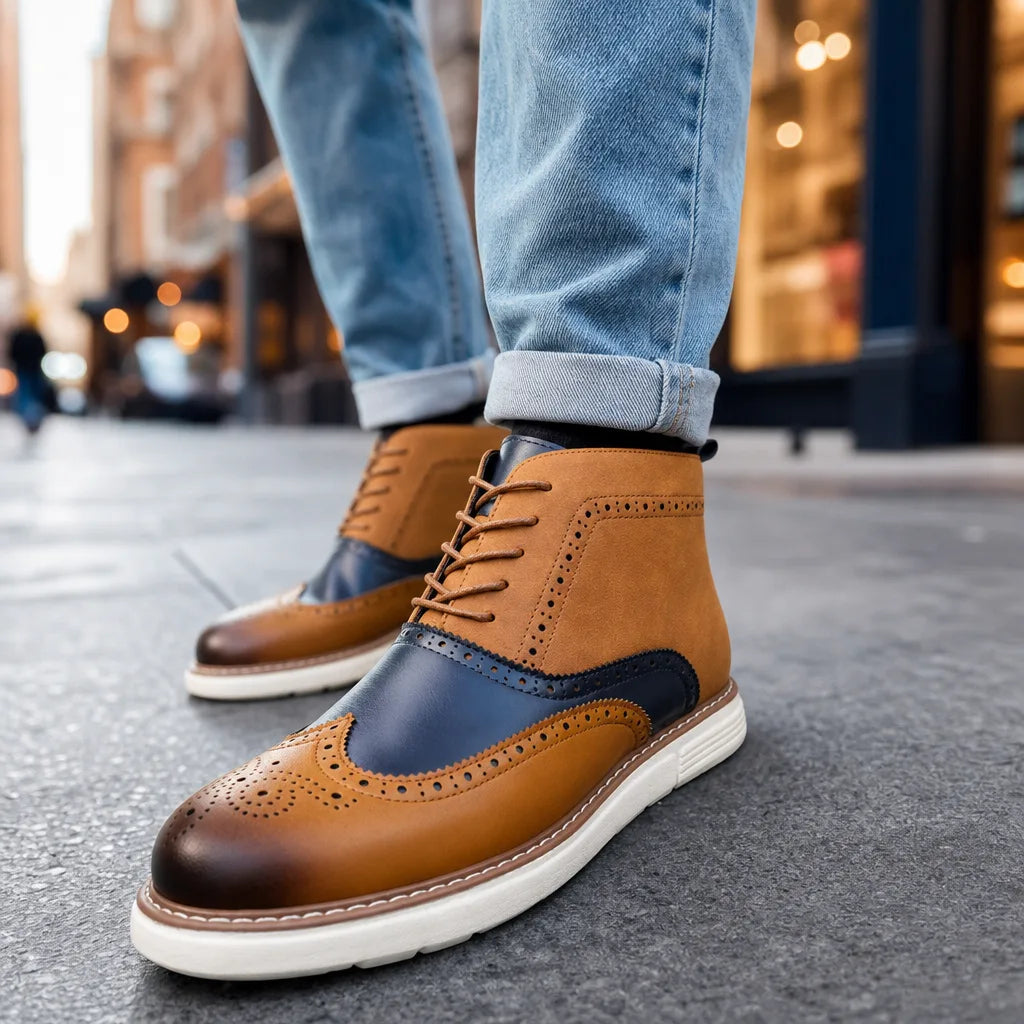 Aldwin | Men's Leather Ankle Boots