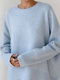 Women's Oversized Crew Neck Knit Jumper