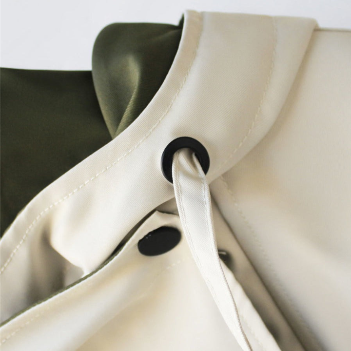 Women's Oversized Hooded Windbreaker Jacket
