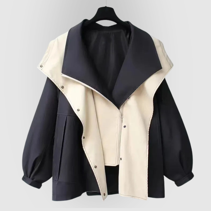 Women's Oversized Hooded Windbreaker Jacket