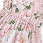 Women's Floral Maxi Dress Two-Piece Set