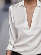 Premium V-Neck Blouse