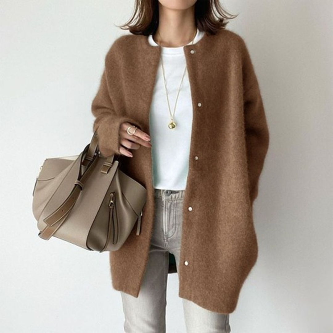 Women's Long Sleeve Open Front Cardigan