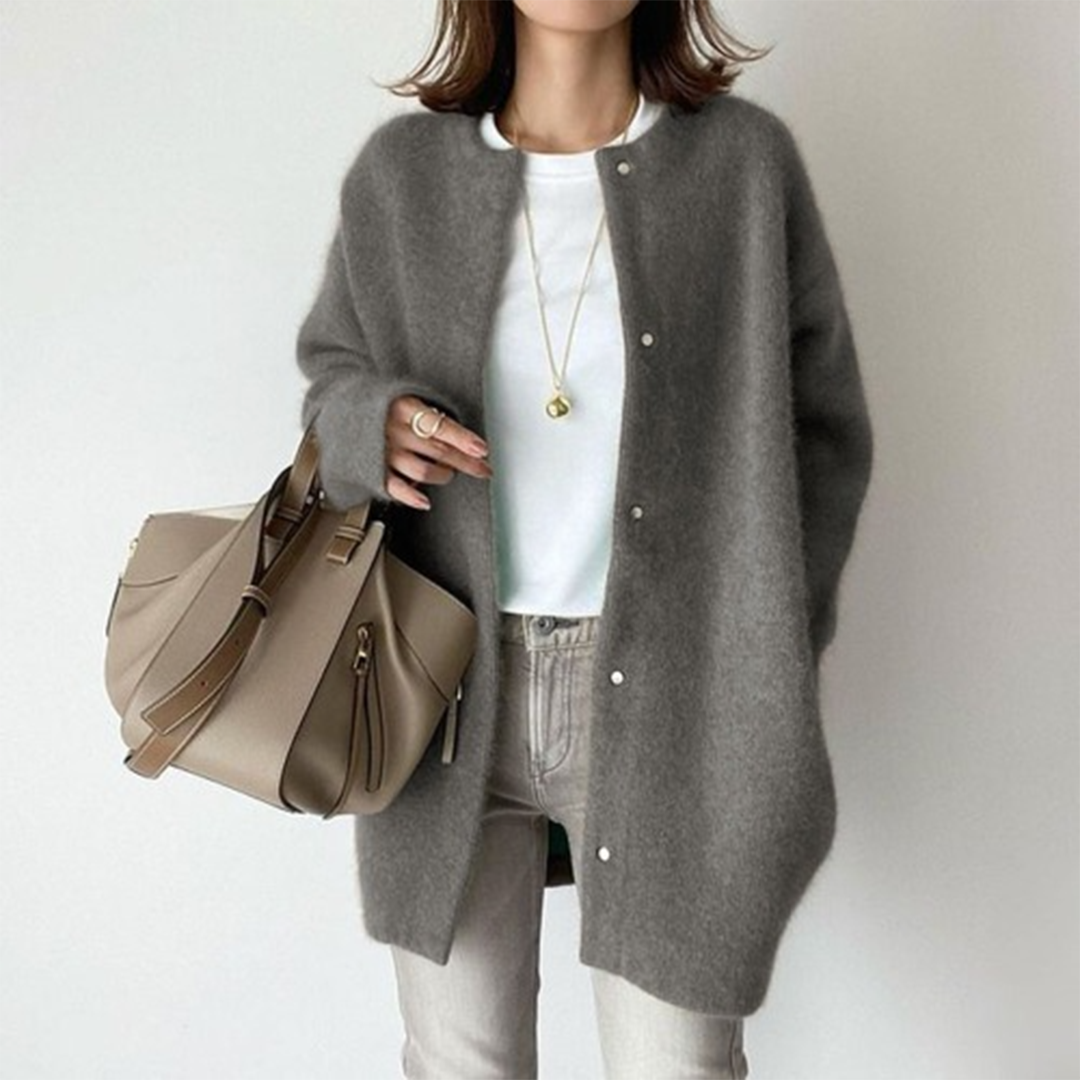 Women's Long Sleeve Open Front Cardigan