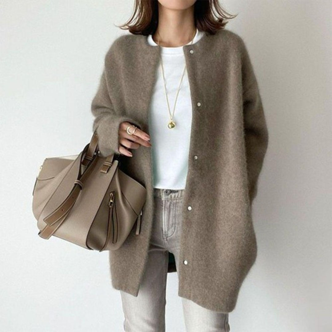Women's Long Sleeve Open Front Cardigan