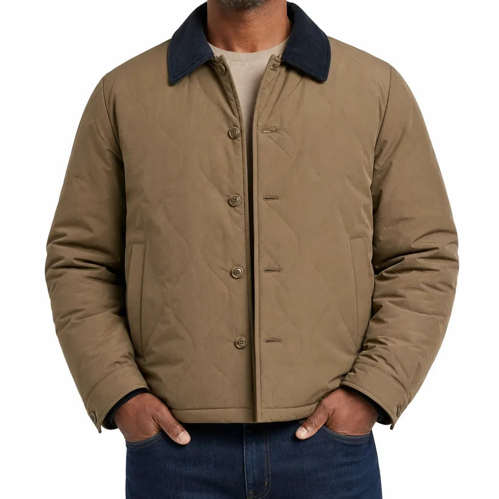 Beckett | Men's Quilted Collar Jacket