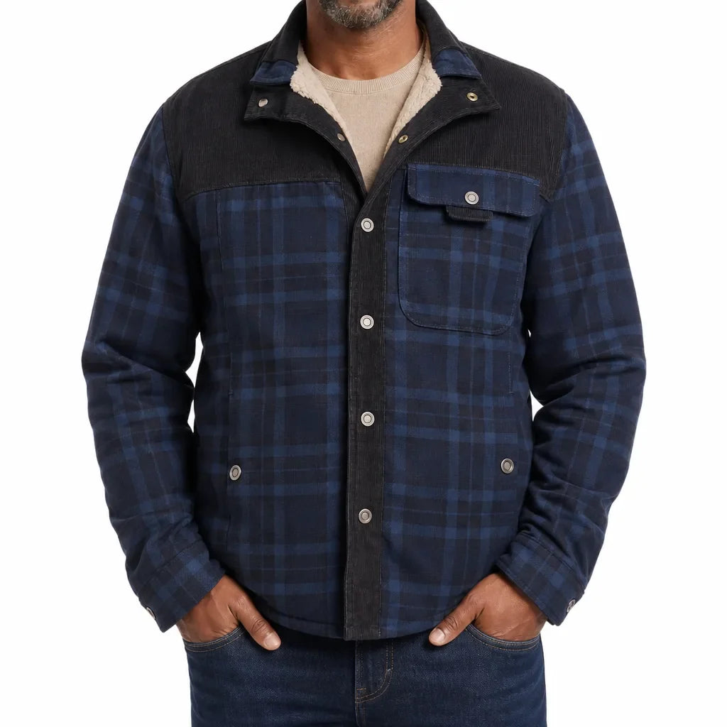 Bram | Men's Plaid Barn Jacket