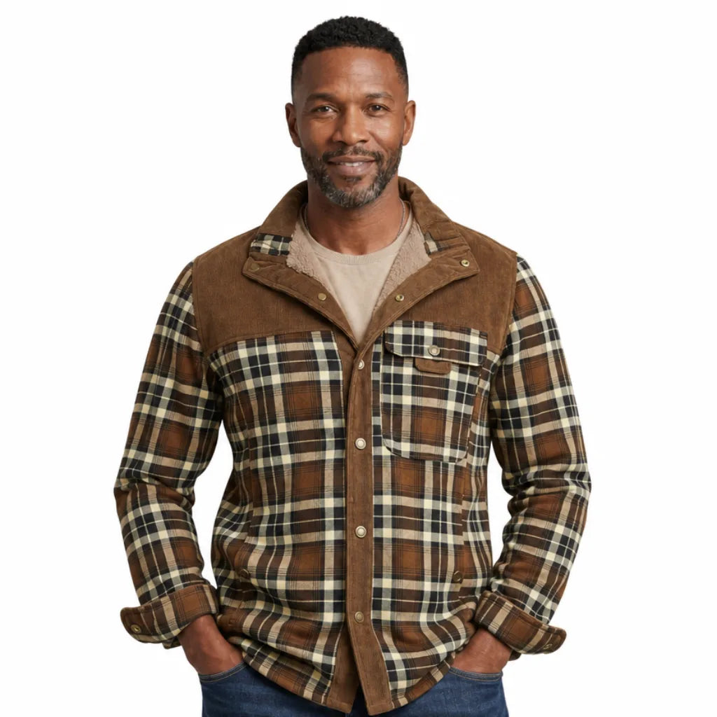 Bram | Men's Plaid Barn Jacket