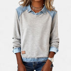 Women's Collared Long Sleeve Sweater