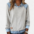 Women's Collared Long Sleeve Sweater
