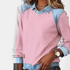 Women's Collared Long Sleeve Sweater