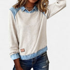 Women's Collared Long Sleeve Sweater
