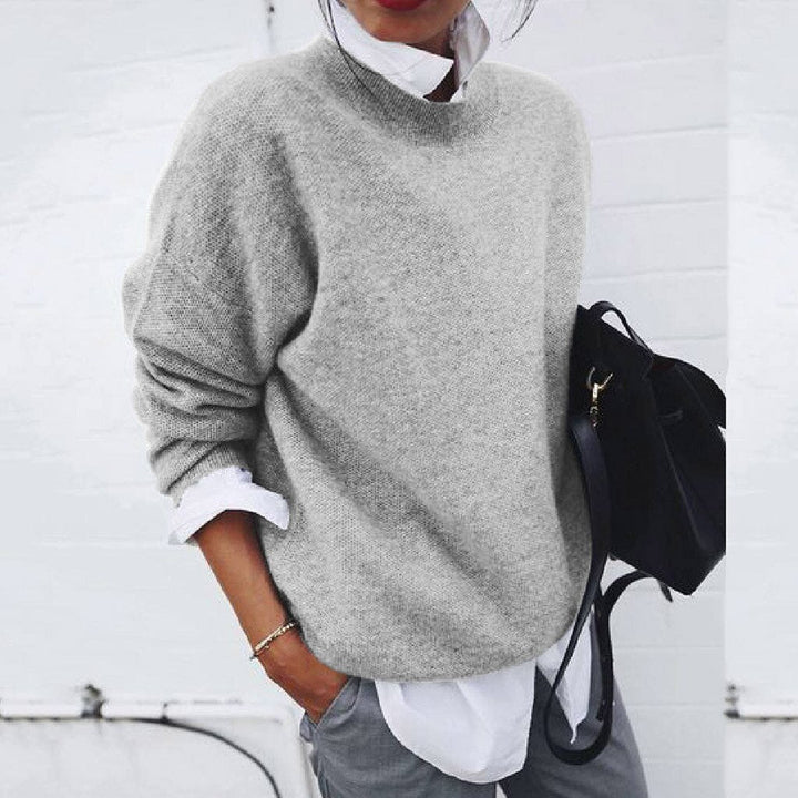 Women's Oversized Round Neck Sweater