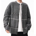 Bryce | Men's Christmas Patterned Knit Cardigan