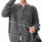 Bryce | Men's Christmas Patterned Knit Cardigan