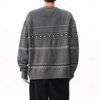 Bryce | Men's Christmas Patterned Knit Cardigan