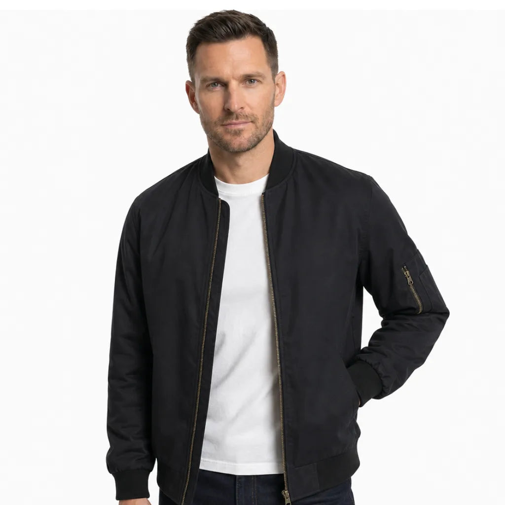 Burke | Men's Zip Bomber Jacket