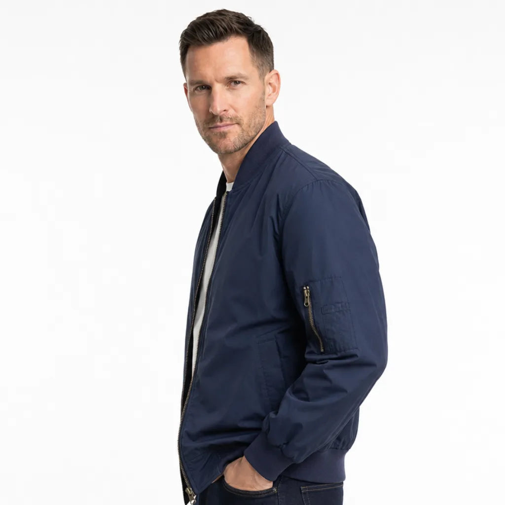 Burke | Men's Zip Bomber Jacket