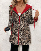 Aleah | Leopard Print Reversible Coat
