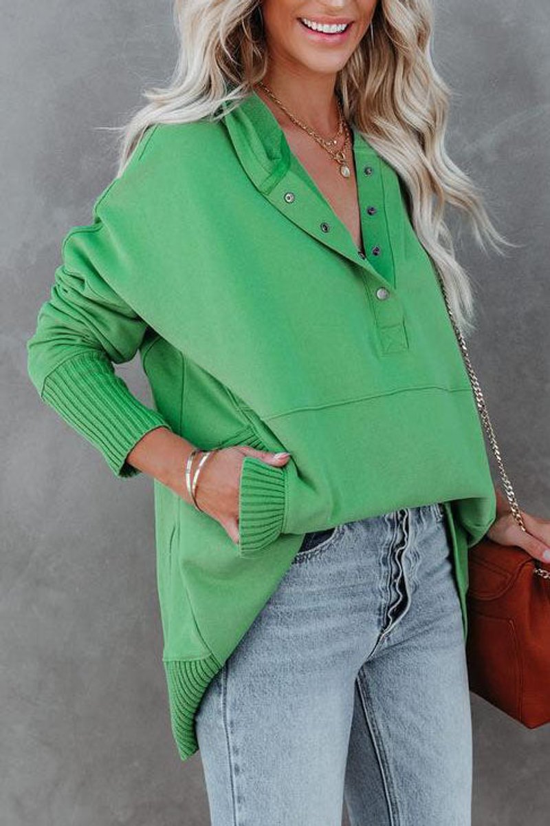 Women's Oversized Long Sleeve Hoodie Pullover