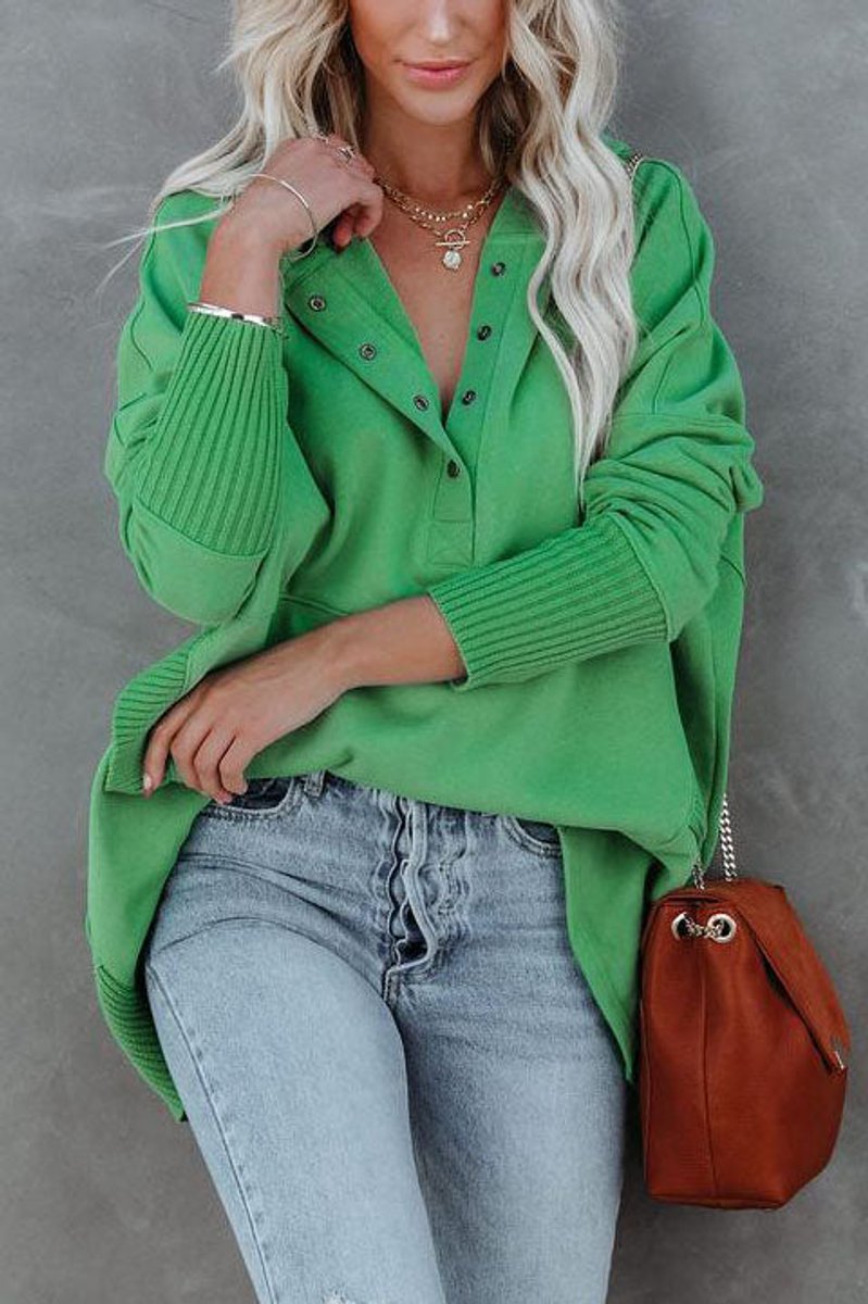 Women's Oversized Long Sleeve Hoodie Pullover