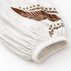 Women's Boho Embroidered V-Neck Blouse