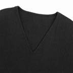 Women's Relaxed V-Neck Blouse 3/4 Sleeve