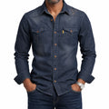 Casper | Men's Western Denim Shirt
