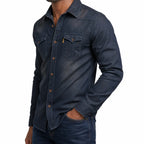 Casper | Men's Western Denim Shirt