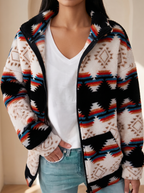 Bold Aztec Sherpa Jacket