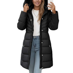 Clarissa | Fur Hood Longline Puffer Coat