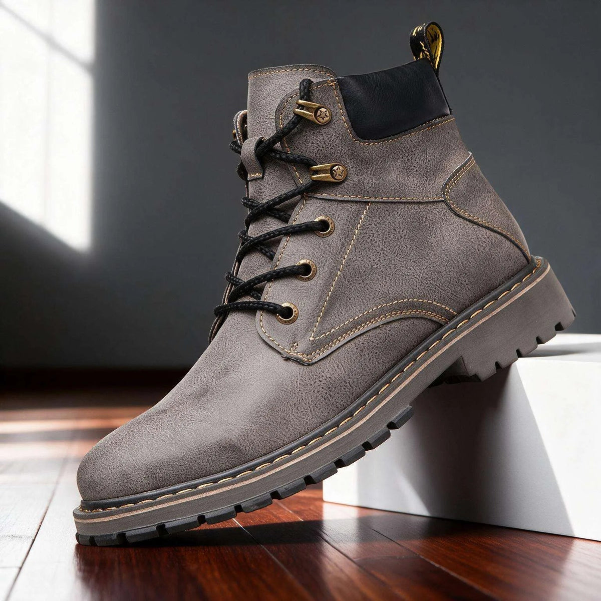 Craven | Men's Leather Combat Boots